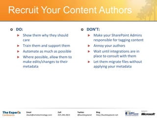 Metadata makes social media visible, searchable, linkable, relevant