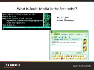 What is social media in the enterprise?