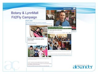 Botany & LynnMall Fit2Fly Campaign  