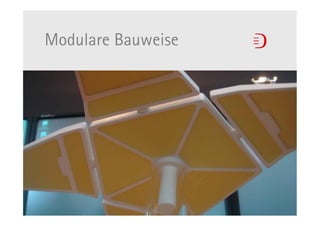 Modulare Bauweise
 