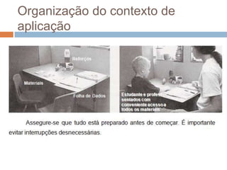 Organização do contexto de
aplicação
 