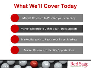 What We’ll Cover Today 
 