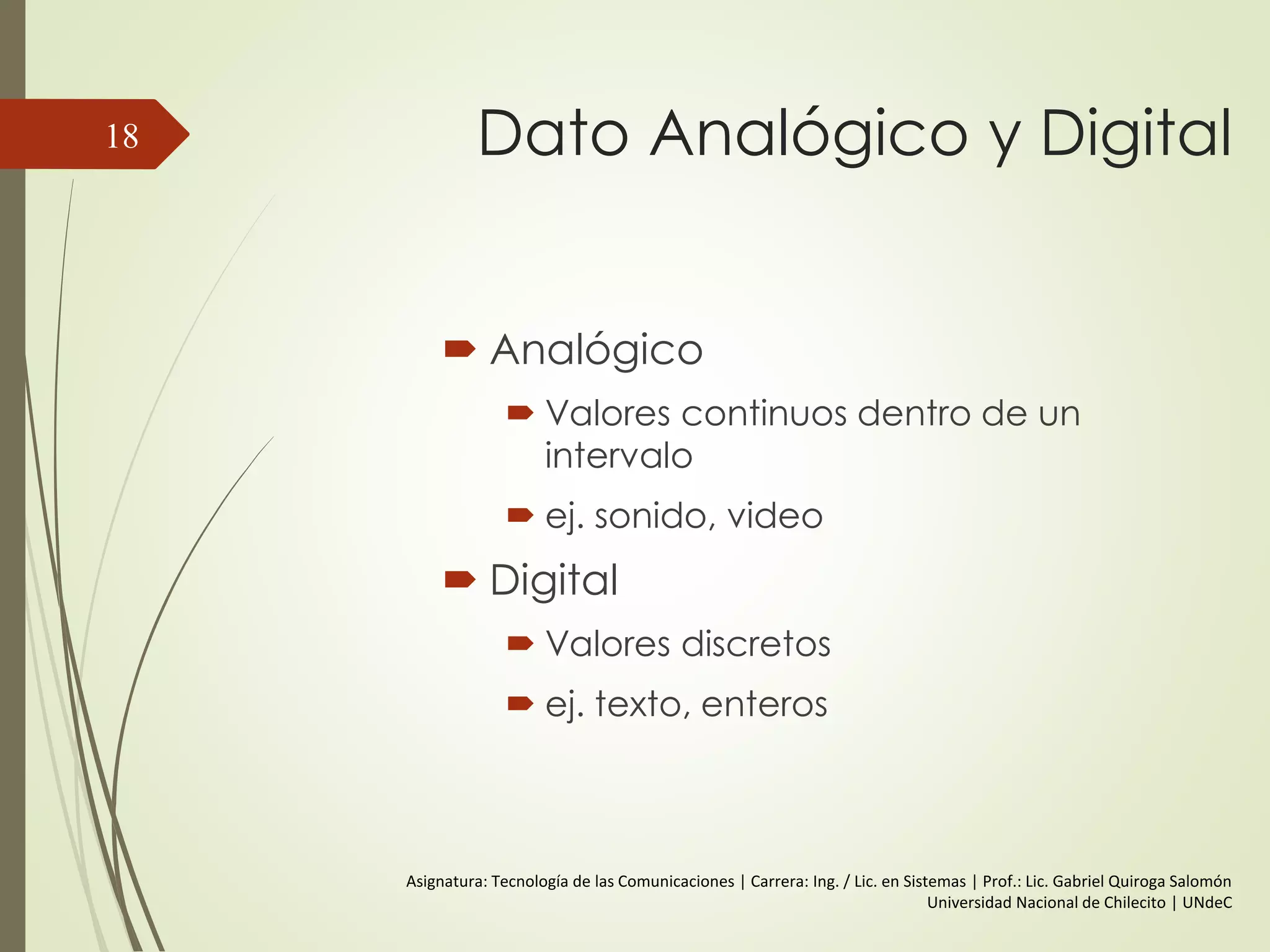 Algunos terminos…
 Frecuencia: La frecuencia constituye un fenómeno físico que
se repite cíclicamente un número determinado de veces
durante un segundo de tiempo y puede abarcar desde uno
hasta millones de ciclos por segundo o hertz (Hz). La
frecuencia se representa con la letra ( f ) y su unidad de
medida es el ciclo por segundo o hertz (Hz).
 Frecuencia es una magnitud que mide el número de
repeticiones por unidad de tiempo de cualquier fenómeno o
suceso periódico. Ciclos por segundo.
18
 