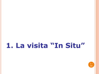 1. La visita “In Situ”  / 99 