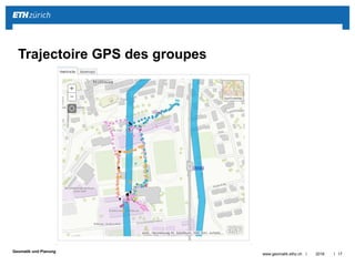 ||
Geomatik und Planung
2016www.geomatik.ethz.ch 18
2) Analyse des mesures
 