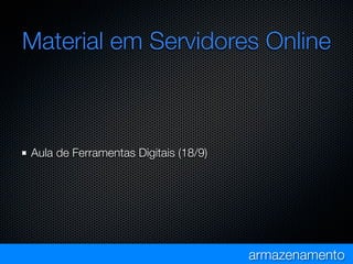 Ferramentas Digitais