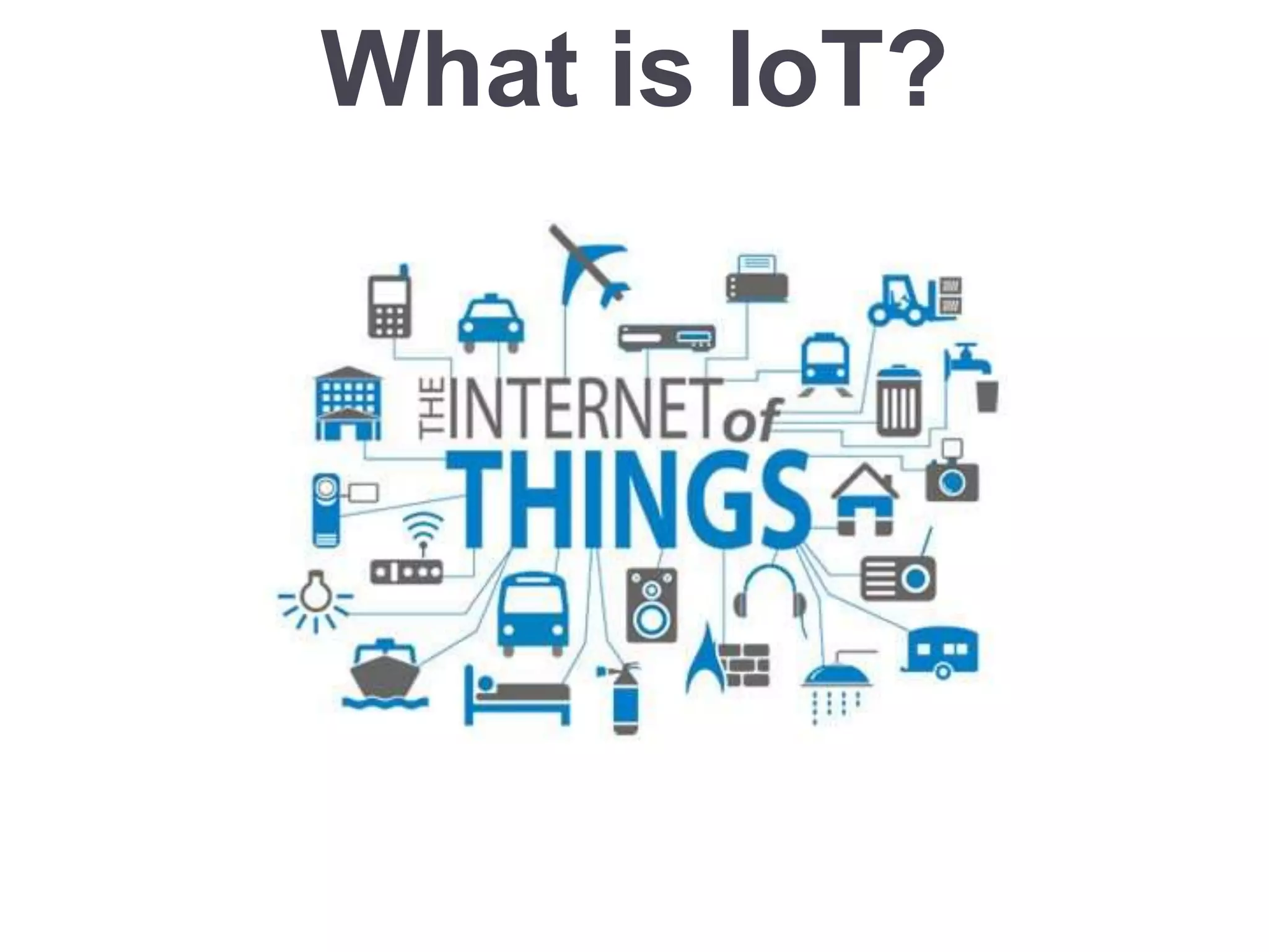 What is IoT?
 