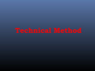 Tech. methods of int col. ( m) | PPT