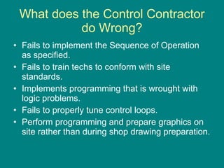 Contractor Control Issues The Consultants Role | PPT