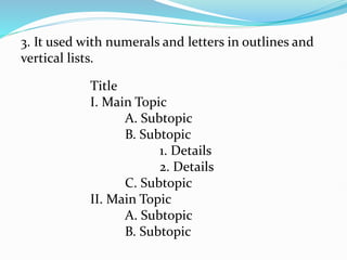 Sub Topic Examples Numerals TECH-ENG-Punctuations.pptx english panctuations | PPTX