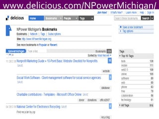 www.delicious.com/NPowerMichigan/ 