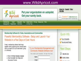 www.WildApricot.com 