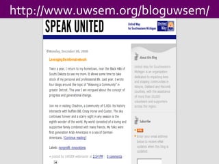 http://www.uwsem.org/bloguwsem/ 