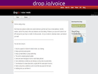 drop.io/voice 
