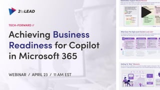 Ensuring Technical Readiness For Copilot in Microsoft 365 | PDF