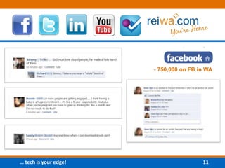 - 750,000 on FB in WA