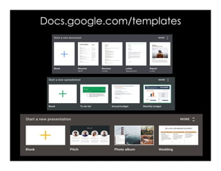 Docs.google.com/templates
 