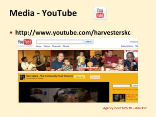 Media - YouTube http://www.youtube.com/harvesterskc 