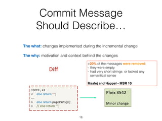 Summarization Techniques for Code, Changes, and Testing | PDF