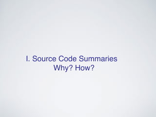 Summarization Techniques for Code, Changes, and Testing | PDF