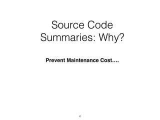 Summarization Techniques for Code, Changes, and Testing | PDF