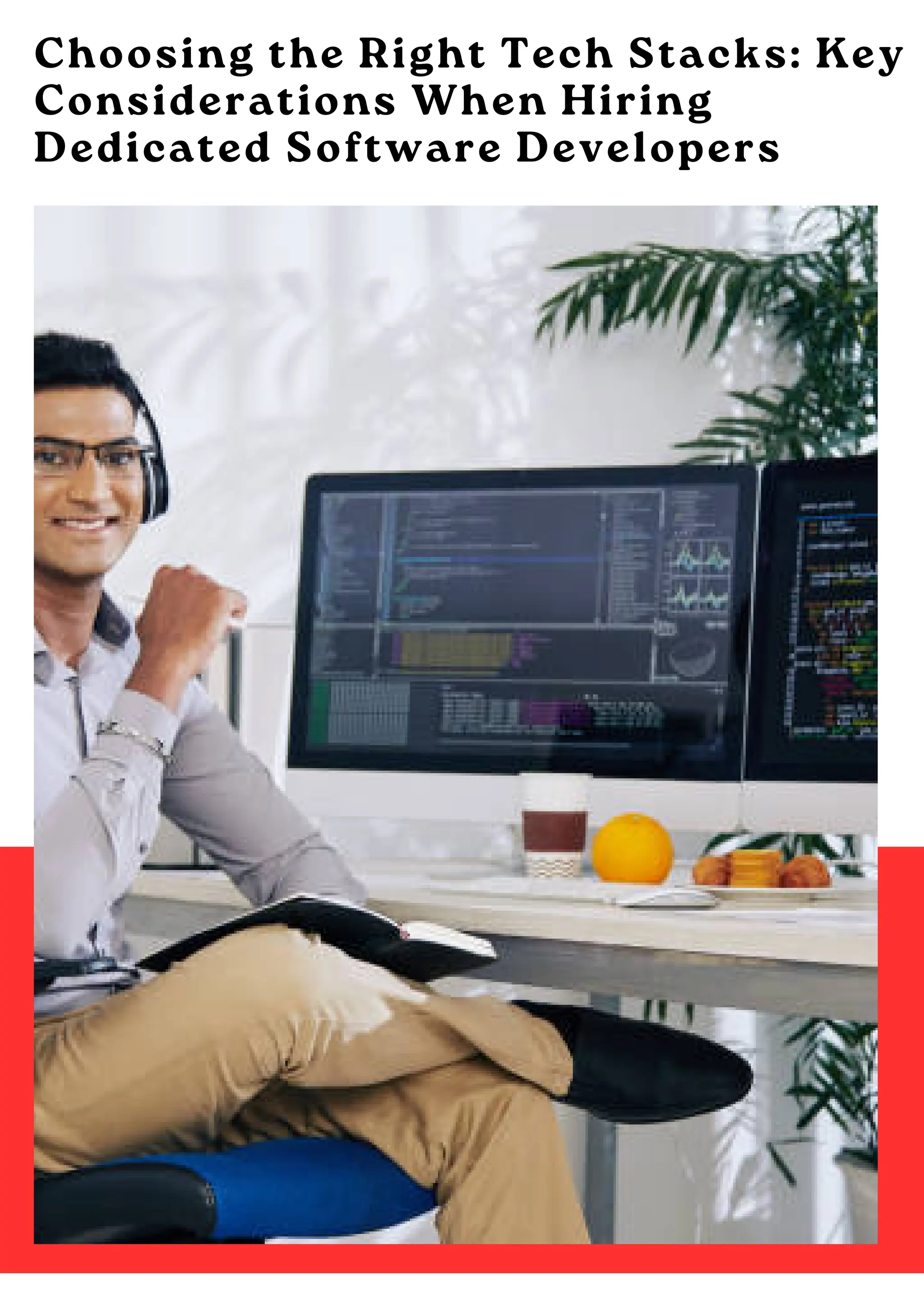 Choosing the Right Tech Stacks: Key
Considerations When Hiring
Dedicated Software Developers
 