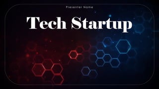 Tech Startup PowerPoint Template . | PPTX