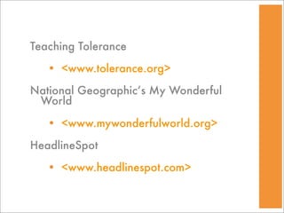 Tech Stuff for Social Studies