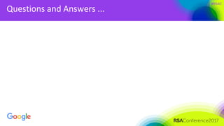 #RSAC
Questions and Answers ...
 