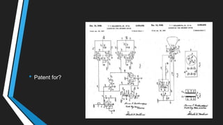 8. Patent for?
• Patent for?
 