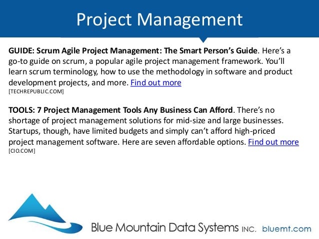 Tech Update Summary From Blue Mountain Data Systems July 2017 - 