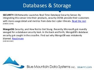 Databases & Storage
DATA PROTECTION: Safeguarding Databases Against Insider Threats. While
phishing, malware, distributed ...