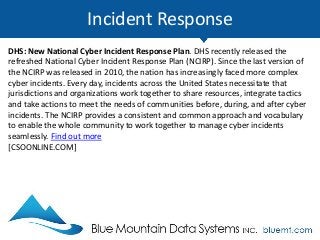 Incident Response
SECURITY: Maturing Incident Response Through a Knowledge-based Approach.
What’s missing from the current...