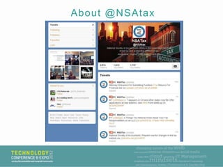 About @NSAtax
 