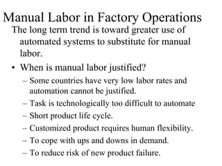 Reducing Labor Intensive Task Tech Tech 149 Unit 1 New.ppt