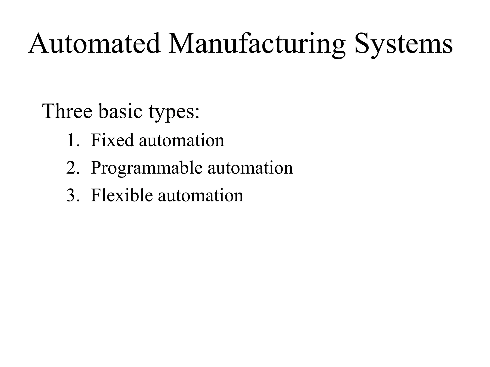 Introduction to Computer integrated manufacturing Technology | PPT