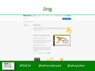 #FSAE14 @adriennebryant @johnyschen
Jing
 