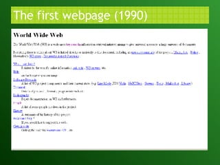 The first webpage (1990) 