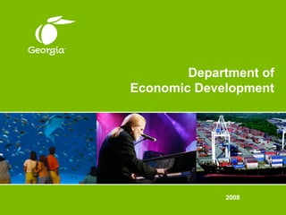 1
Department of
Economic Development
2008
 