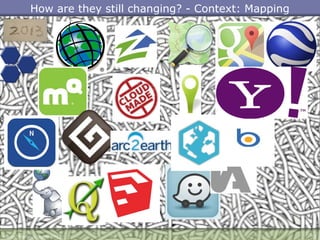 How are they still changing? - Context: Mapping
Harsh Prakash. April 2013 15
 