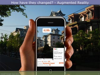 How have they changed? - Augmented Reality
Harsh Prakash. April 2013 6
 