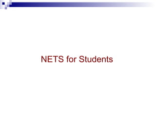 NETS for Students 