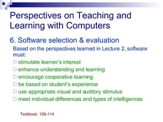 Software Selection & Evaluation | PPT