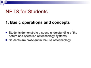 Educational Technology Standards | PPT