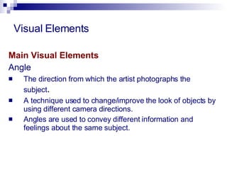 Visual Principles II: Visual Literacy | PPT