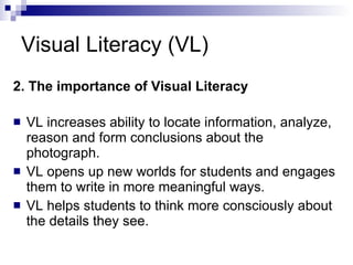 Visual Principles II: Visual Literacy | PPT