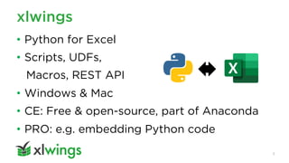 Tech3camp Meetup: Python for Excel | PDF