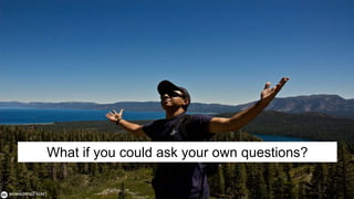 What if you could ask your own questions?

     14
– wowwzers(Flickr)
 