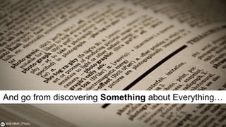And go from discovering Something about Everything…

– MrB-MMX (Flickr)
 