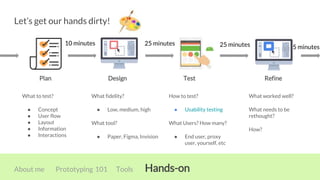 Tech4goodPGH – Rapid Prototyping Workshop | PPTX